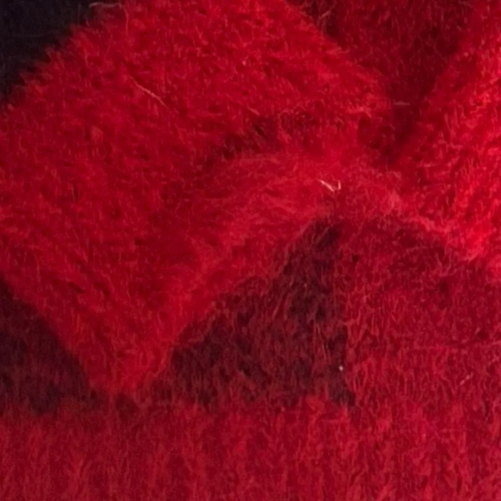 NWT Woolrich x Target Adult Buffalo Plaid Fuzzy Sweater Red Black Sz M (W L/XL)
